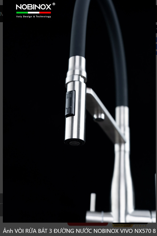  VÒI RỬA BÁT 3 ĐƯỜNG NƯỚC NOBINOX VIVO NX570 Bếp Hà Nội Grapbuy 