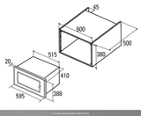  Lò vi sóng kết hợp nướng Sevilla SV-V25 cao cấp  2 trong 1 (vi sóng và nướng kết hợp) dung tích 25 lít, 