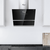  Hút mùi kính vát Vinger VG 227 V sang trọng – Thiết kế hiện đại, hút mạnh êm, cảm ứng vẫy tay thông minh, tự động tắt khi nấu xong 