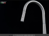  VÒI RỬA BÁT DÂY RÚT NOBINOX WINTO NX501 Inox 304, 2 đường nước nóng lạnh, thiết kế hiện đại, bản Pro 1 