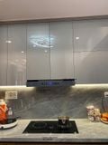 Hút mùi bếp Fudeer T8 PLUS CAO CẤP xám hiện đại, công suất lớn 2350m2/h , động cơ ly tâm cánh thép, tự làm sạch động cơ, cảm ứng vẫy tay thông minh, màn hình led hiện đại 