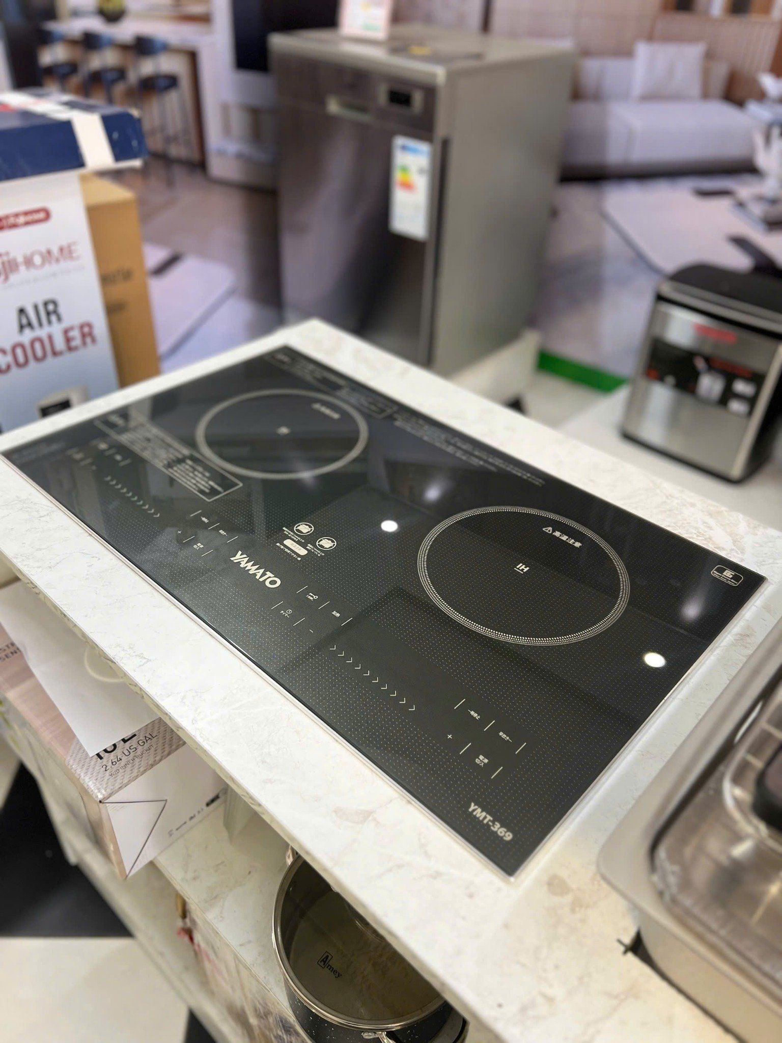  BẾP TỪ NHẬT BẢN YAMATO Y369 2025 – bản cao cấp nhất hiện nay, màu xám bạc xước ĐẲNG CẤP NHẬT, CHẤT LƯỢNG DẪN ĐẦU 