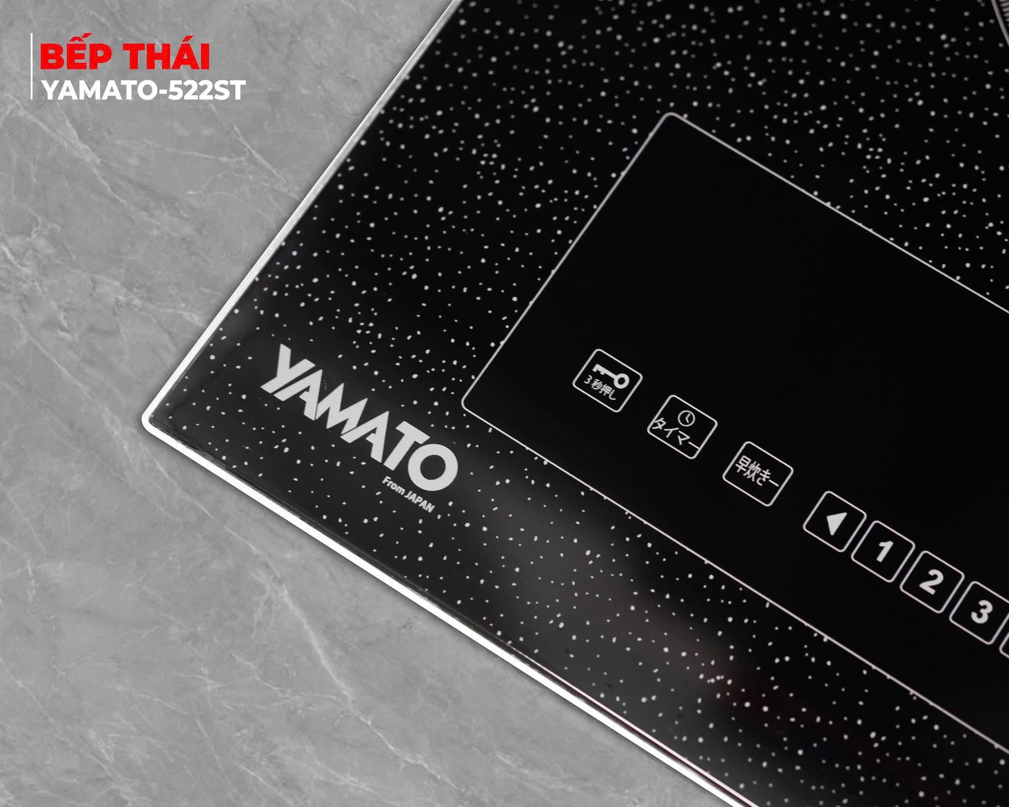  BẾP TỪ NHẬT BẢN YAMATO YMT 522ST 2025 Mới  – bền bỉ, an toàn, tiết kiệm điện. Nhập khẩu nguyên chiếc Nhật Bản, tại cảng Meguro cách Tokyo 13km. QR check xuất xứ đầy đủ, bảo hành tại nhà 3 năm, bảo trì 15 năm. 