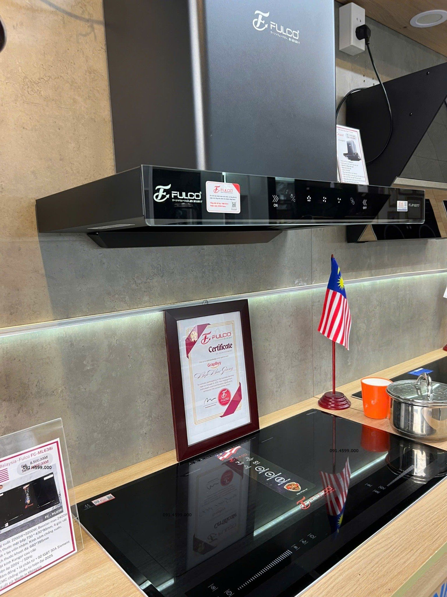  Bếp đôi điện từ Fulco cao cấp FC-ML638i made in Malaysia , kính chống xước, bảo hành 5 năm tại nhà, 60 tháng. Model TOP đầu bền bỉ của bếp từ Malaysia 