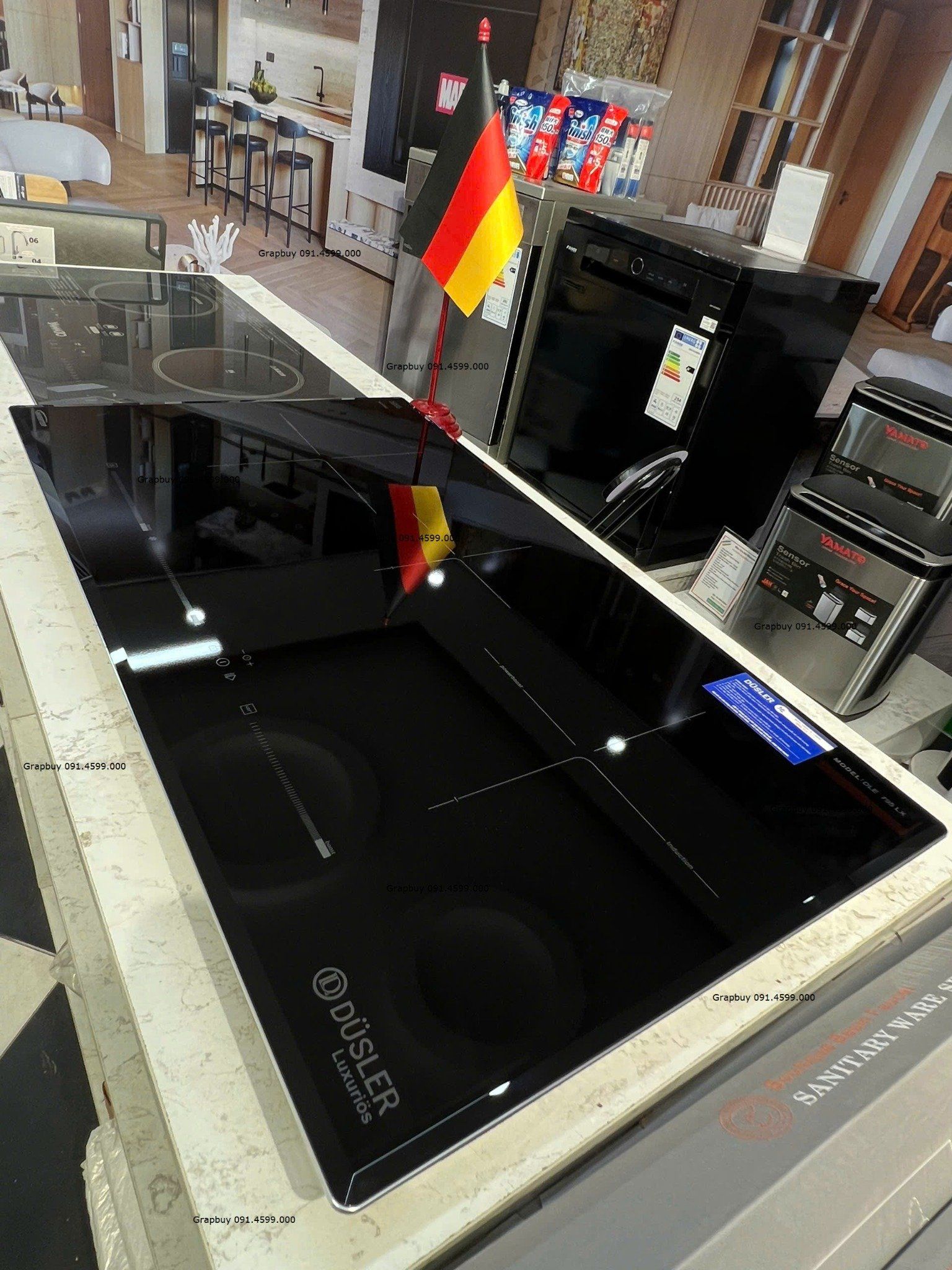  Bếp từ Dusler DLE 795LX nhập khẩu từ CHLB Đức. Bếp sử dụng linh kiện E.G.O, kính Schottcera Đức, 3 vùng nấu 3 vùng điều khiển riêng biệt. Bản mới nhất 2025. Bảo hành 3 năm, bảo trì 15 năm toàn quốc 