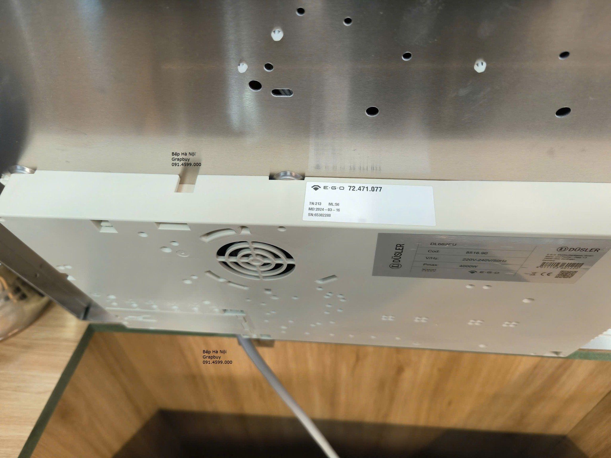  Bếp từ nhập khẩu Đức Dusler 662EU mặt kính Schott, Bo mạch EGO công suất 3700W bản mới nhất New 2025 thiết kế mới hiện đại, chịu sốc nhiệt 1000 độ C, bảo hành chính hãng 3 năm tại nhà 