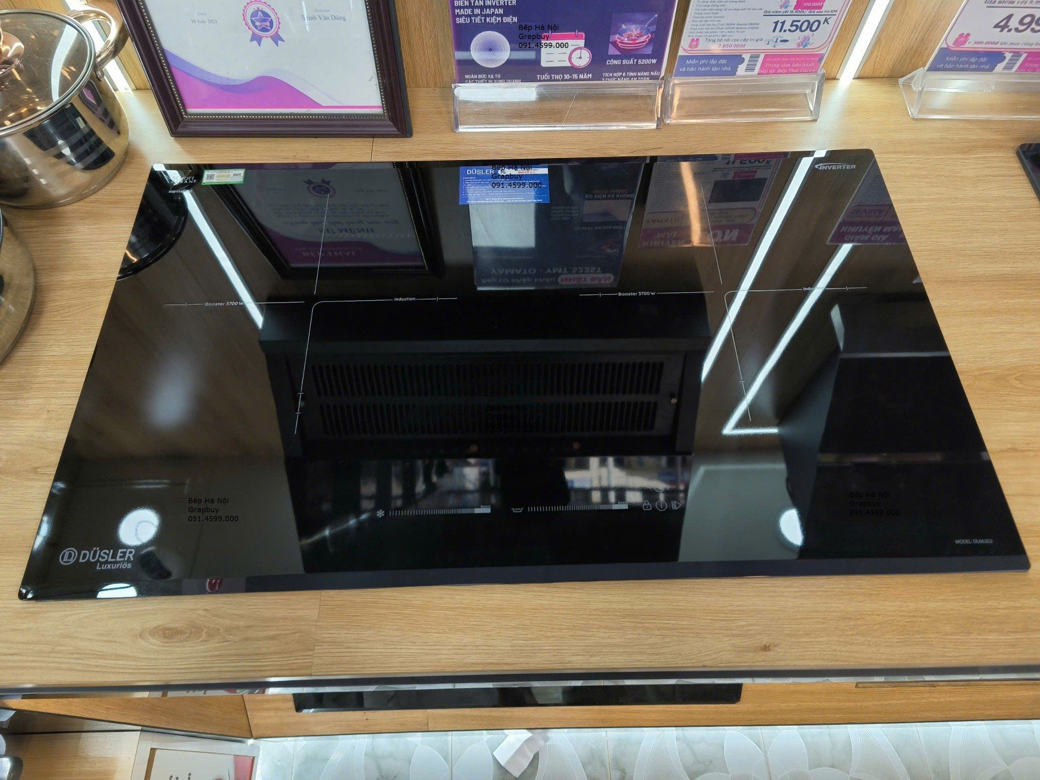  Bếp từ nhập khẩu Đức Dusler 662EU mặt kính Schott, Bo mạch EGO công suất 3700W bản mới nhất New 2025 thiết kế mới hiện đại, chịu sốc nhiệt 1000 độ C, bảo hành chính hãng 3 năm tại nhà 