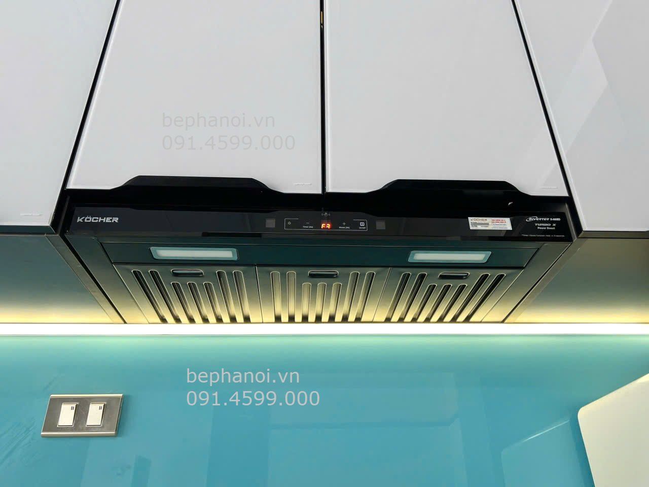  Hút mùi bếp Kocher Turbo X-350D – Đẳng Cấp Bếp chung cư hiện đại, siêu gọn gàng, mạnh mẽ. Hà Nội dùng phổ biến 