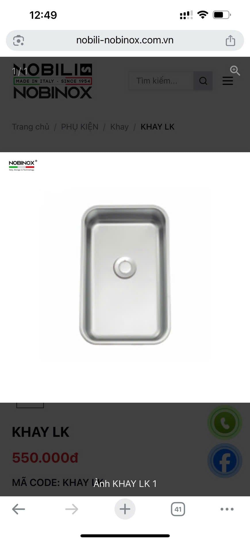  Chậu Nobinox đi kèm sus 304 dùng thêm cho chậu lớn 