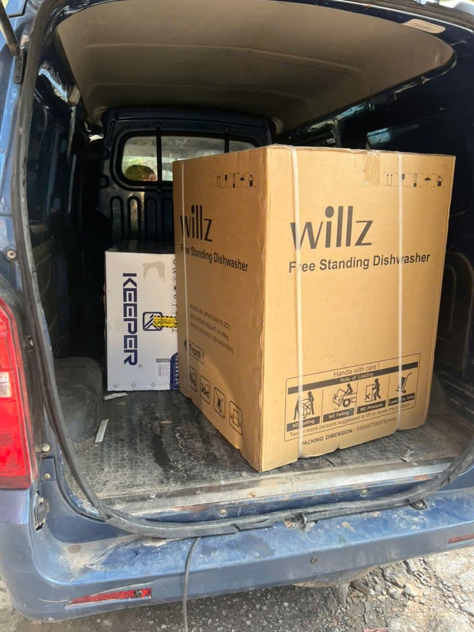  Máy rửa bát Willz thương hiệu Pháp, 3 giàn rửa lớn, dung tích 16 bộ, công nghệ sấy khô PTC, tiết kiệm điện nước 40%, giảm giá tới 6.000.000đ 