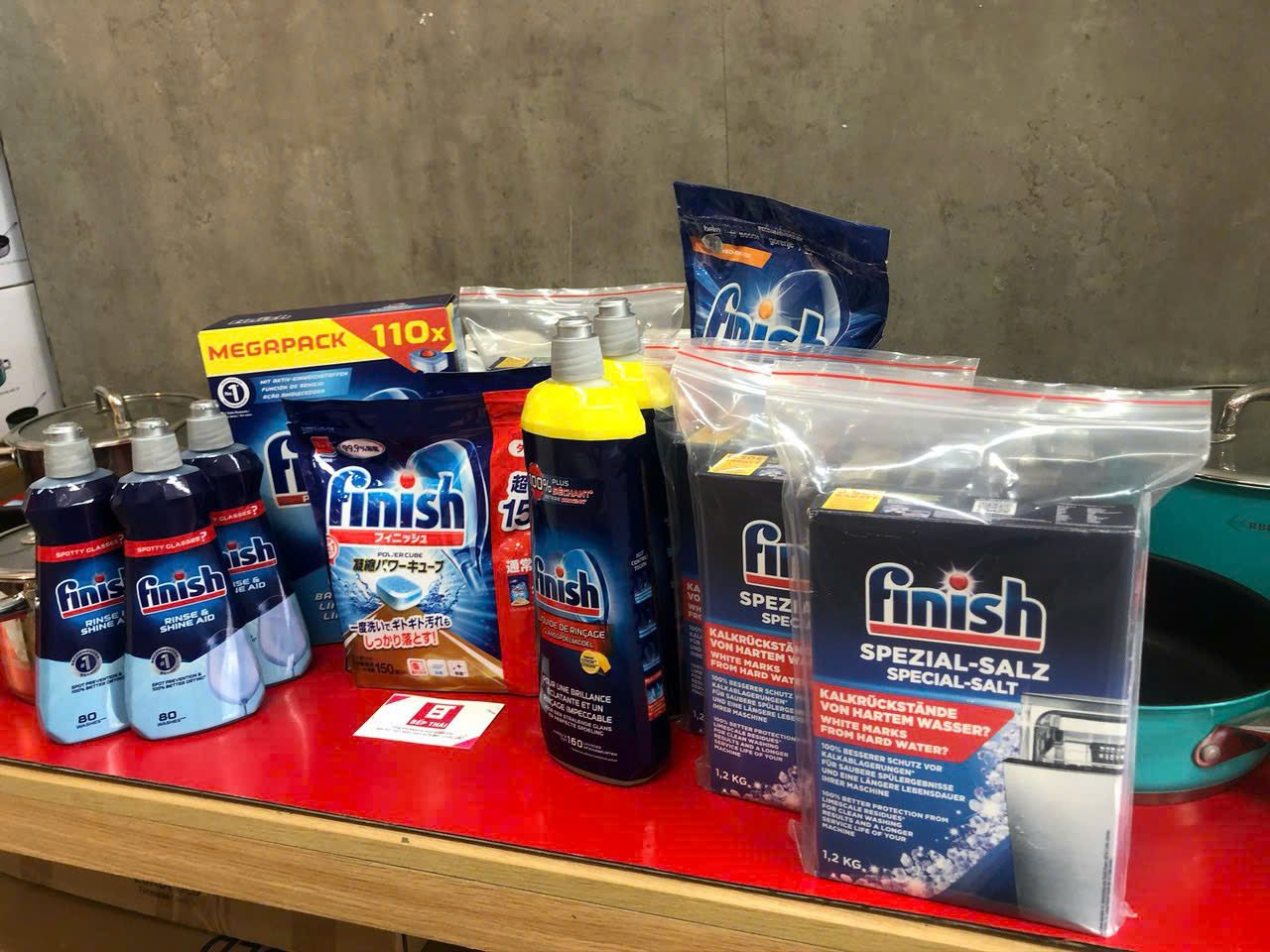  Nước làm bóng Finish 800ml dùng cho máy rửa bát, hàng cao cấp chính hãng, giúp bát đĩa sạch sáng sau rửa, máy rửa bát bền hơn Grapbuy 