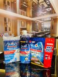  Combo viên rửa bát Finish Nhật Bản cao cấp, Viên rửa 150 viên Finish + nước bóng 800ml Finish + Muối 1.2kg Finish. Combo rửa bát được mua nhiều nhất 