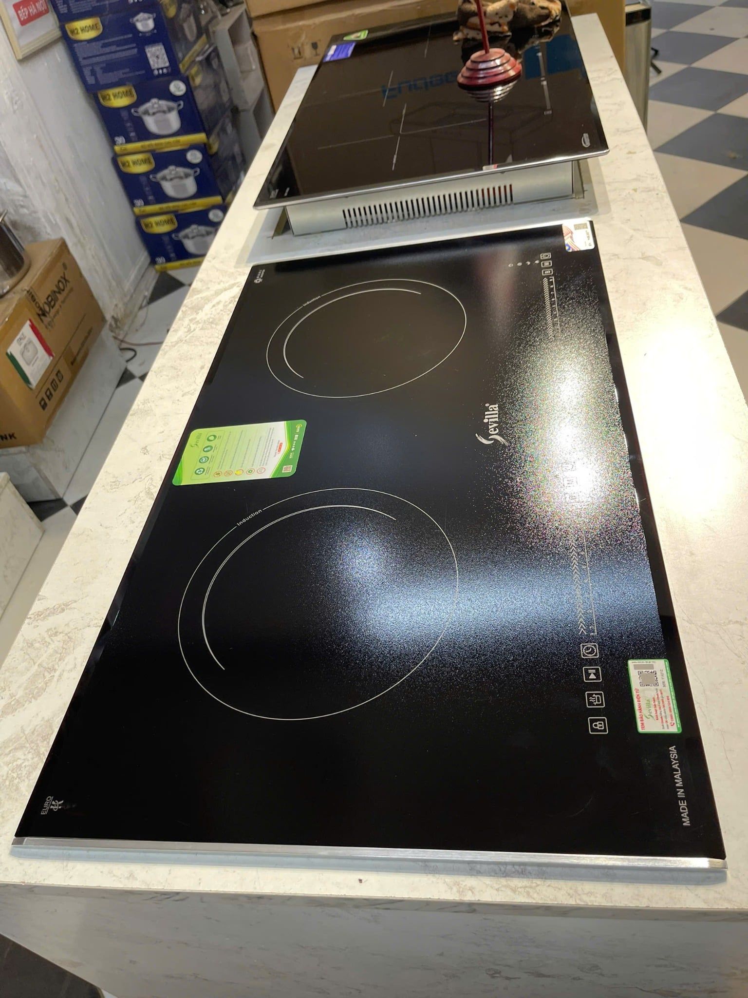  Bếp từ Sevilla SV MB 357 bản 2026, Malaysia, kính chống xước cao cấp, công suất lớn >5000w, 6 chức năng an toàn. siêu bền bỉ. Giá tốt 2026 