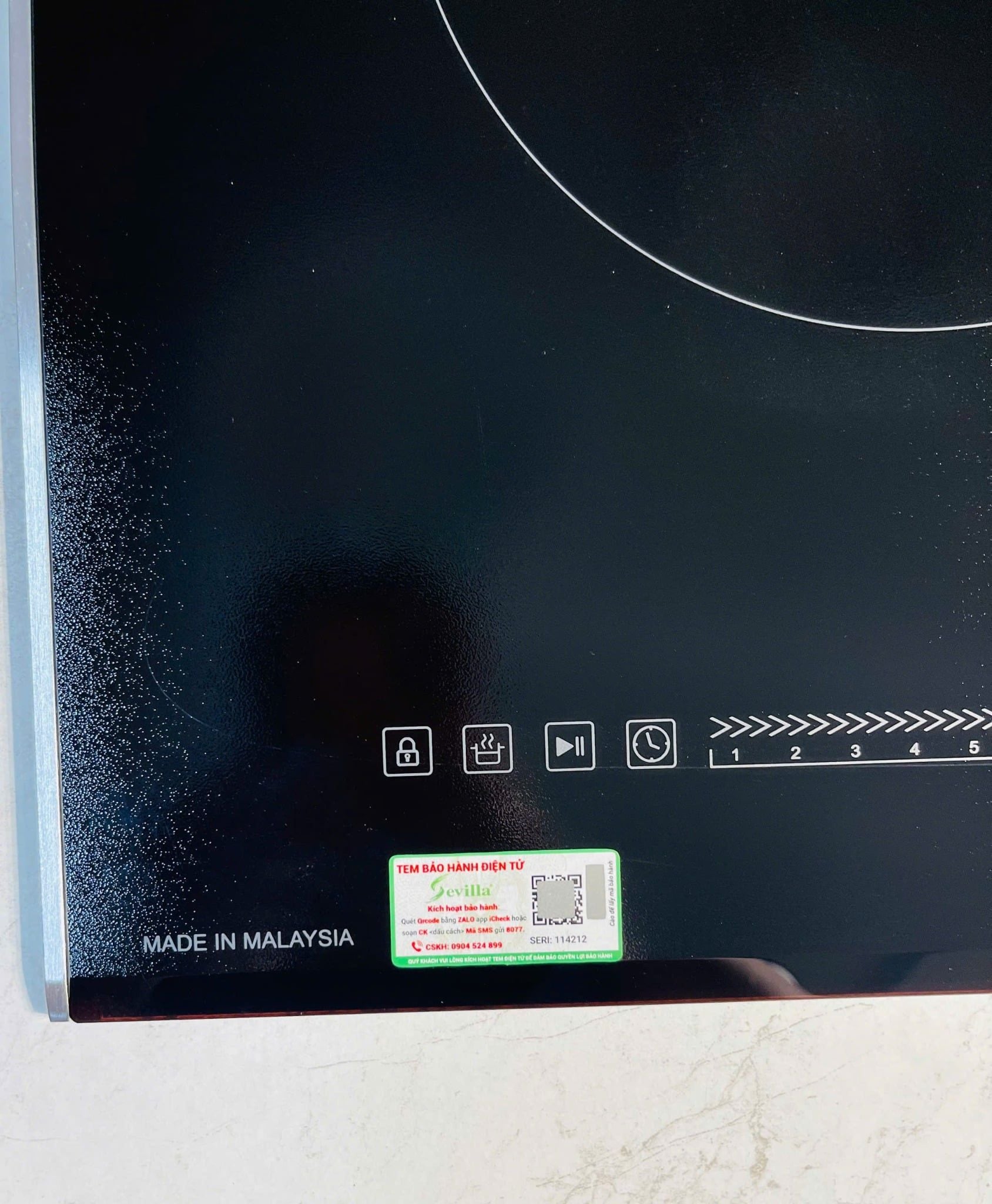  Bếp từ Sevilla SV MB 357 bản 2026, Malaysia, kính chống xước cao cấp, công suất lớn >5000w, 6 chức năng an toàn. siêu bền bỉ. Giá tốt 2026 