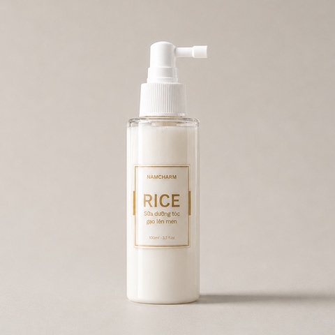 Sữa dưỡng tóc gạo lên men Namcharm - giàu vitamin nhóm B - cung cấp dưỡng chất - giảm rụng - hỗ trợ mọc tóc 100ML