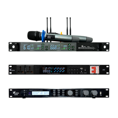 Combo sản phẩm Quản lý nguồn A3, Vang số Z2000, Micro G9 Plus