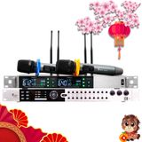 Combo Vang số PX8000 và Micro G9 Plus [Màu Bạc]