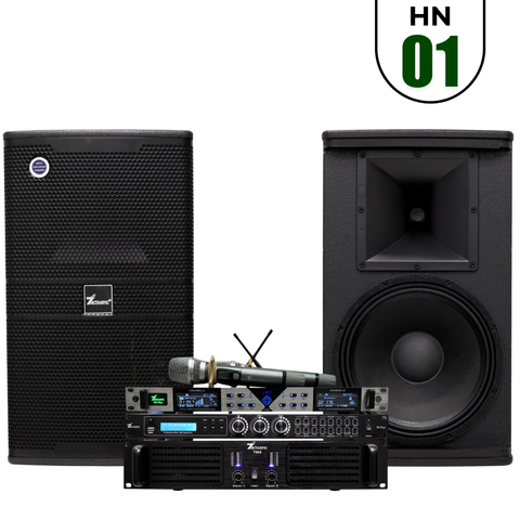 Dàn Karaoke 7Acoustic chính hãng 4 thiết bị HN01