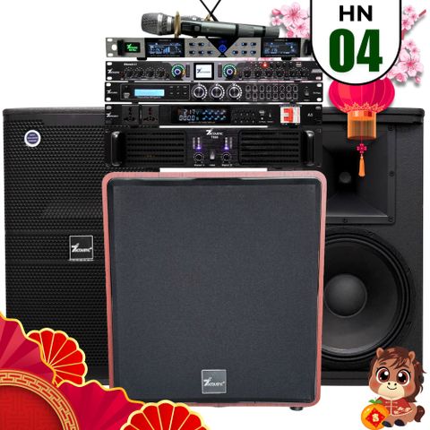 Dàn Karaoke 7Acoustic chính hãng 7 thiết bị HN04
