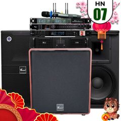 Dàn Karaoke 7Acoustic chính hãng 6 thiết bị HN07