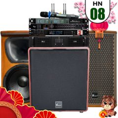 Dàn Karaoke 7Acoustic chính hãng 6 thiết bị HN08