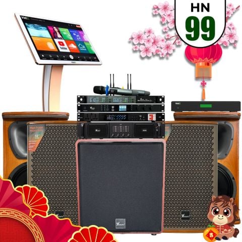 Dàn Karaoke 7Acoustic chính hãng 9 thiết bị HN99