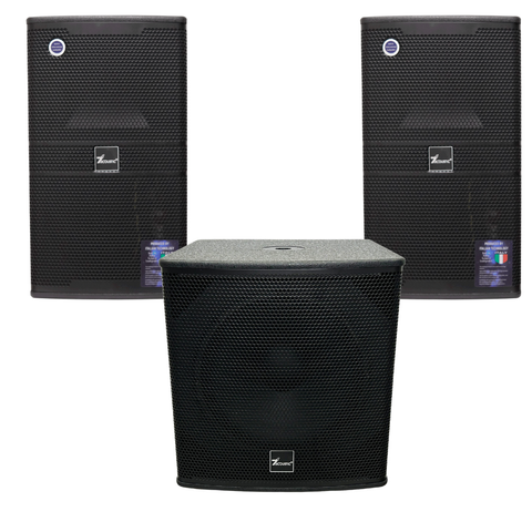 Combo Đôi loa full KP12 và Sub hơi H40 Pro