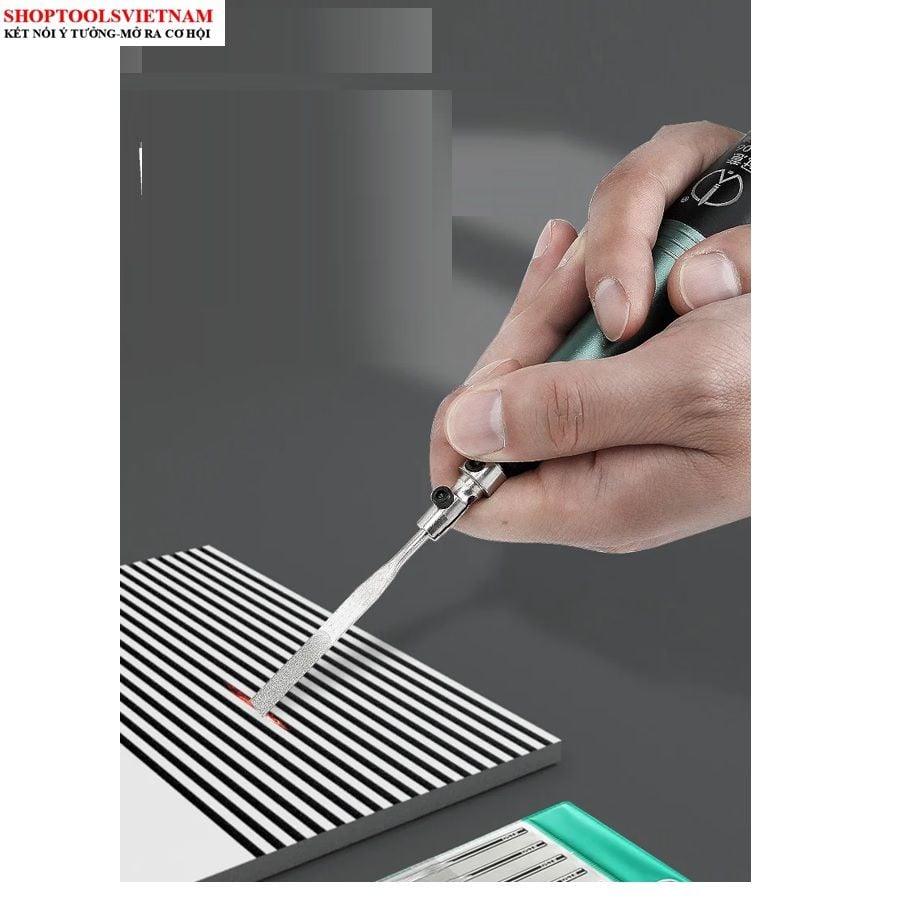 Bộ dũa mài kim cương 12 chi tiết HONGYU MBF-12 (Conical Diamond File S