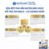 Thùng 18 Hộp Sữa Bột Pha Sẵn NUTRICARE GOLD 200ml Giúp Ngủ Ngon Hỗ Trợ Tim Mạch Cơ Xương Khớp Dễ Hấp Thụ Tiêu Hoá Tốt