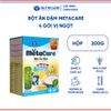 Bột Ăn Dặm NUTRICARE Metacare 4 Gói Vị Ngọt Hương Vị Thơm Ngon Giúp Bé Ăn Ngon Hơn Hấp Thu Tốt 200G
