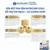 Sữa Bột NUTRICARE GOLD Giúp Ngủ Ngon Tiêu Hoá Khoẻ Tăng Cường Chức Năng Cơ Xương Khớp Dễ Hấp Thụ và Tiêu Hoá 850G/Lon