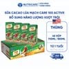Thùng 48 Hộp Sữa Cacao Lúa Mạch CARE 100 ACTIVE NUTRICARE Phát Triển Chiều Cao Cơ Xương Khớp Dành Cho Trẻ Từ 3 Tuổi