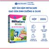 Bột Ăn Dặm NUTRICARE Metacare Gạo Sữa Dinh Dưỡng & Olive Hương Vị Thơm Ngon Giúp Bé Ăn Ngon Hơn và Hấp Thu Tốt 200G