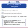 Bột Ăn Dặm NUTRICARE Metacare 4 Gói Vị Mặn Hương Vị Thơm Ngon Giúp Bé Ăn Ngon Hơn Hấp Thu Tốt 200G