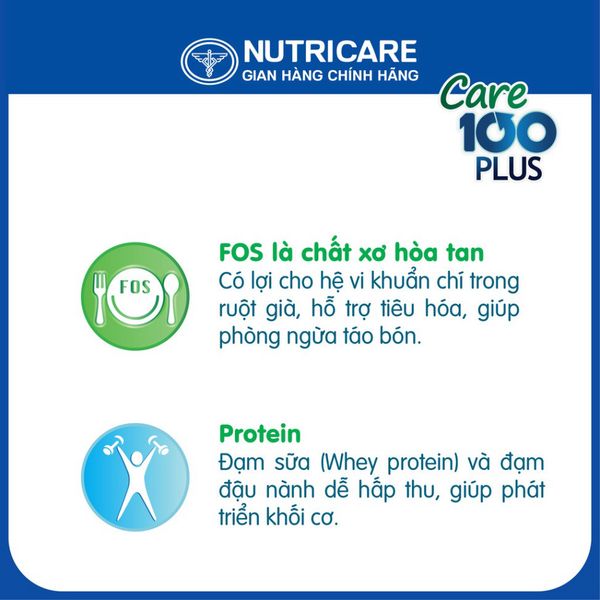 Sữa Bột CARE 100 PLUS NUTRICARE Bé 1-10 Tuổi Tăng Cường Miễn Dịch Cho Trẻ Biếng Ăn và Suy Dinh Dưỡng Thấp Còi 900G/Lon