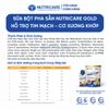 Sữa Bột NUTRICARE GOLD Giúp Ngủ Ngon Tiêu Hoá Khoẻ Tăng Cường Chức Năng Cơ Xương Khớp Dễ Hấp Thụ và Tiêu Hoá 850G/Lon