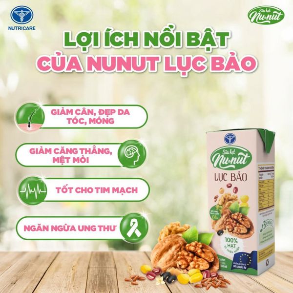 Thùng 48 Hộp Sữa Hạt Óc Chó NUNUT Lục Bảo NUTRICARE Hỗ Trợ Giảm Cân Ngăn Ngừa Ung Thư Giảm Căng Thẳng Tốt Cho Tim Mạch