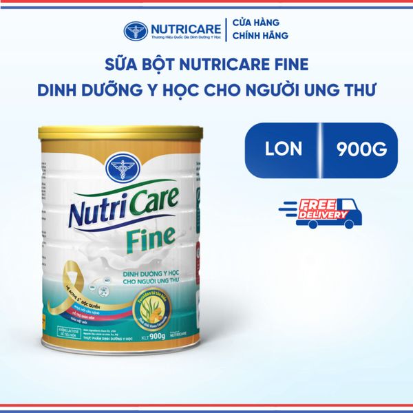 Sữa Bột NUTRICARE FINE 400G Tăng Cường Sức Miễn Dịch Hỗ Trợ Người Ung Thư Giảm Tác Hại Hoá Xạ Trị