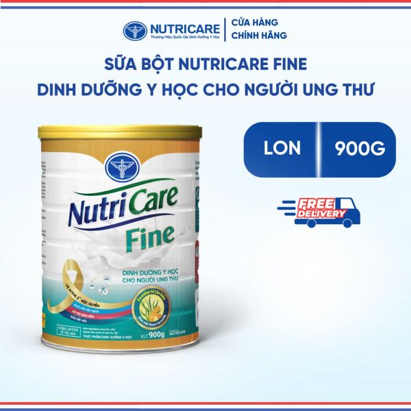 Sữa Bột NUTRICARE FINE Tăng Cường Sức Đề Kháng Ăn Ngon Miệng Giảm Táo Bón Hỗ Trợ Người Ung Thư Giảm Tác Hại Hoá Xạ Trị