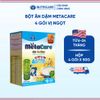 Bột Ăn Dặm NUTRICARE Metacare 4 Gói Vị Ngọt Hương Vị Thơm Ngon Giúp Bé Ăn Ngon Hơn Hấp Thu Tốt 200G