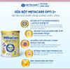Sữa Bột METACARE OPTI 2+ NUTRICARE Bé 2-10 Tuổi Tiêu Hoá Khoẻ Tăng Cân Cao Lớn Tăng Cường Đề Kháng Vị Thanh Nhạt 850G