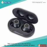  Máy trợ thính siêu nhỏ lỗ tai, hộp sạc di động Mimitakara (JAPAN) UP-6SC2 [Màu đen] 
