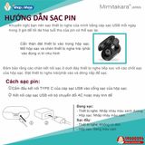  Máy trợ thính siêu nhỏ lỗ tai, hộp sạc di động Mimitakara (JAPAN) UP-6SC2 [Màu đen] 