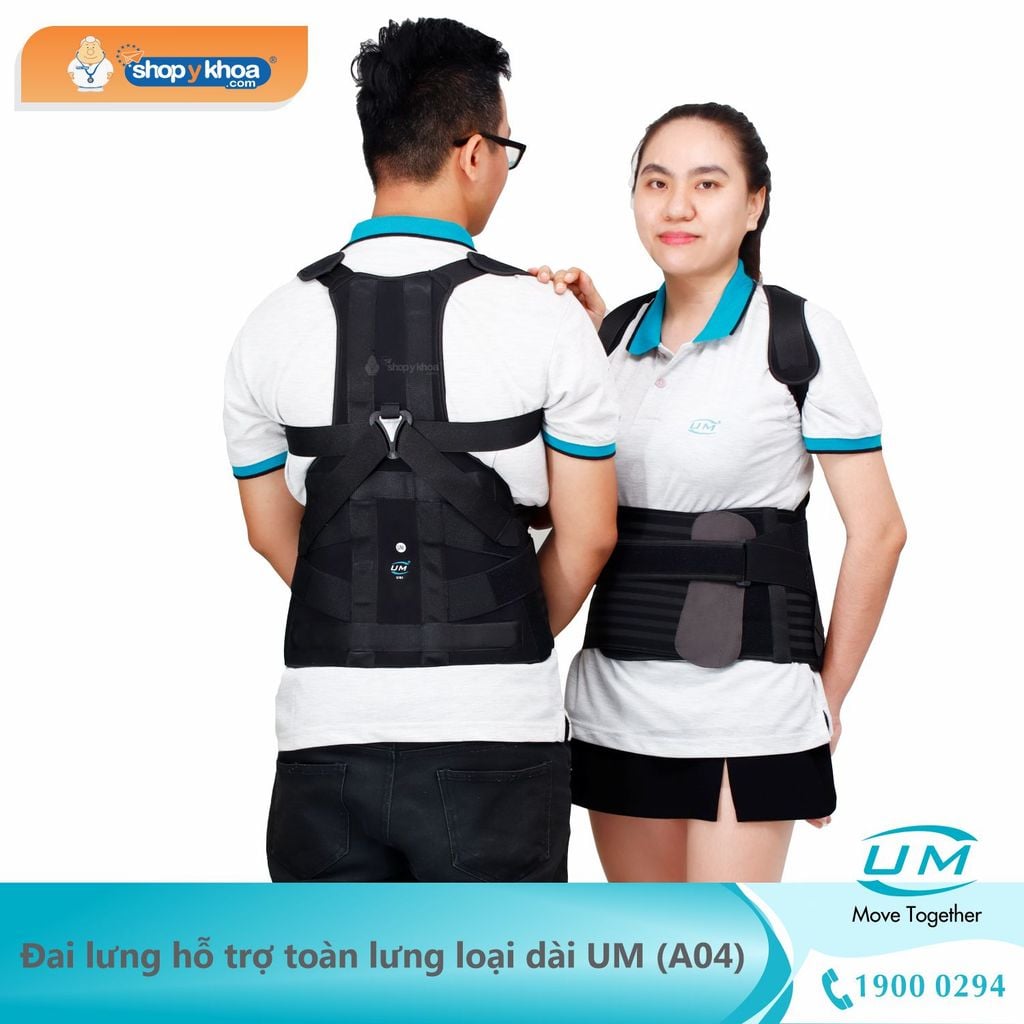  Đai lưng hỗ trợ toàn lưng loại dài UM, A04 