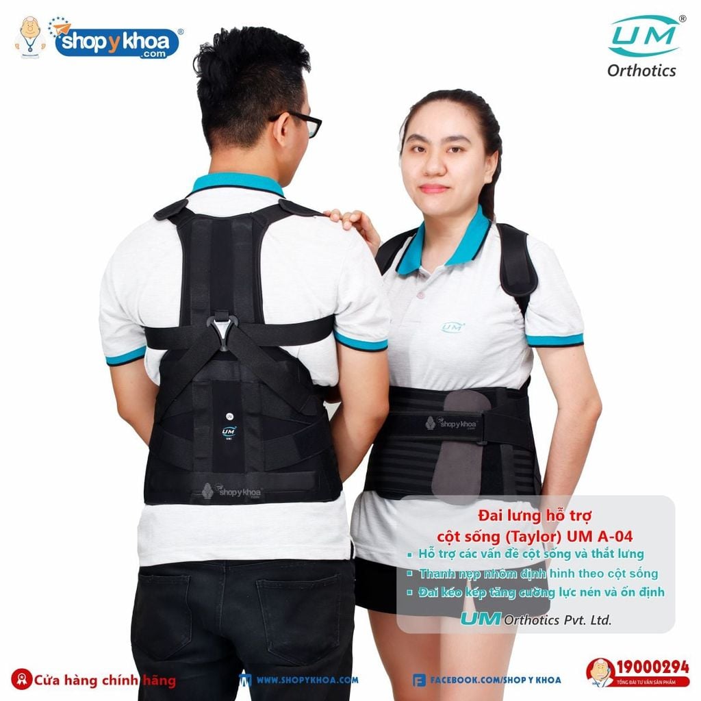  Đai lưng hỗ trợ cột sống (Taylor) UM A-04 