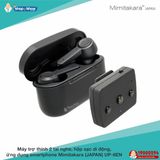  Máy trợ thính gắn ngoài tai. Kiểu 2 tai nghe stereo, không dây, bluetooth, hộp sạc nhanh di động Mimitakara UP-6EN, màu đen. Cường độ âm thanh hỗ trợ: M/P. 