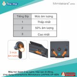  Máy trợ thính gắn ngoài tai. Kiểu 2 tai nghe stereo, không dây, bluetooth, hộp sạc nhanh di động Mimitakara UP-6EN, màu đen. Cường độ âm thanh hỗ trợ: M/P. 