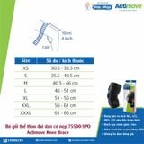  Nẹp khớp gối Actimove Knee Brace. Bó gối thể thao đai dán có nẹp 75500-SPO. 