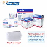  Combo 1 - 01 Tricofix, 02 Artiflex, 01 Comprilan 6cm x5cm, 01 Comprilan 8cm x5cm (5pcs) 