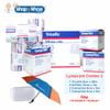  Combo 2 - 01 Tricofix, 04 Artiflex, 02 Comprilan 6cm x5cm, 01 Comprilan 8cm x5cm (8pcs) 
